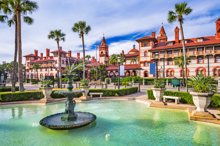 Panoramic Image of St. Augustine, Florida